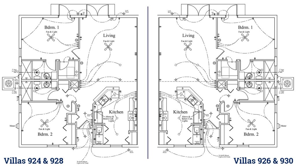 Placid Cove Villas Floor Plans